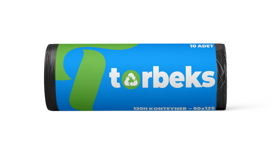 Endüstriyel konteyner çöp torbası 120 LT 90x125 600 gr - 3'lü Paket