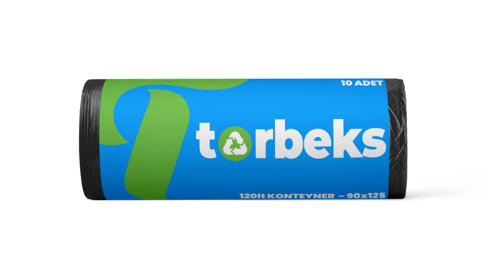 Endüstriyel konteyner çöp torbası 120 LT 90x125 600 gr - 10'lu Paket