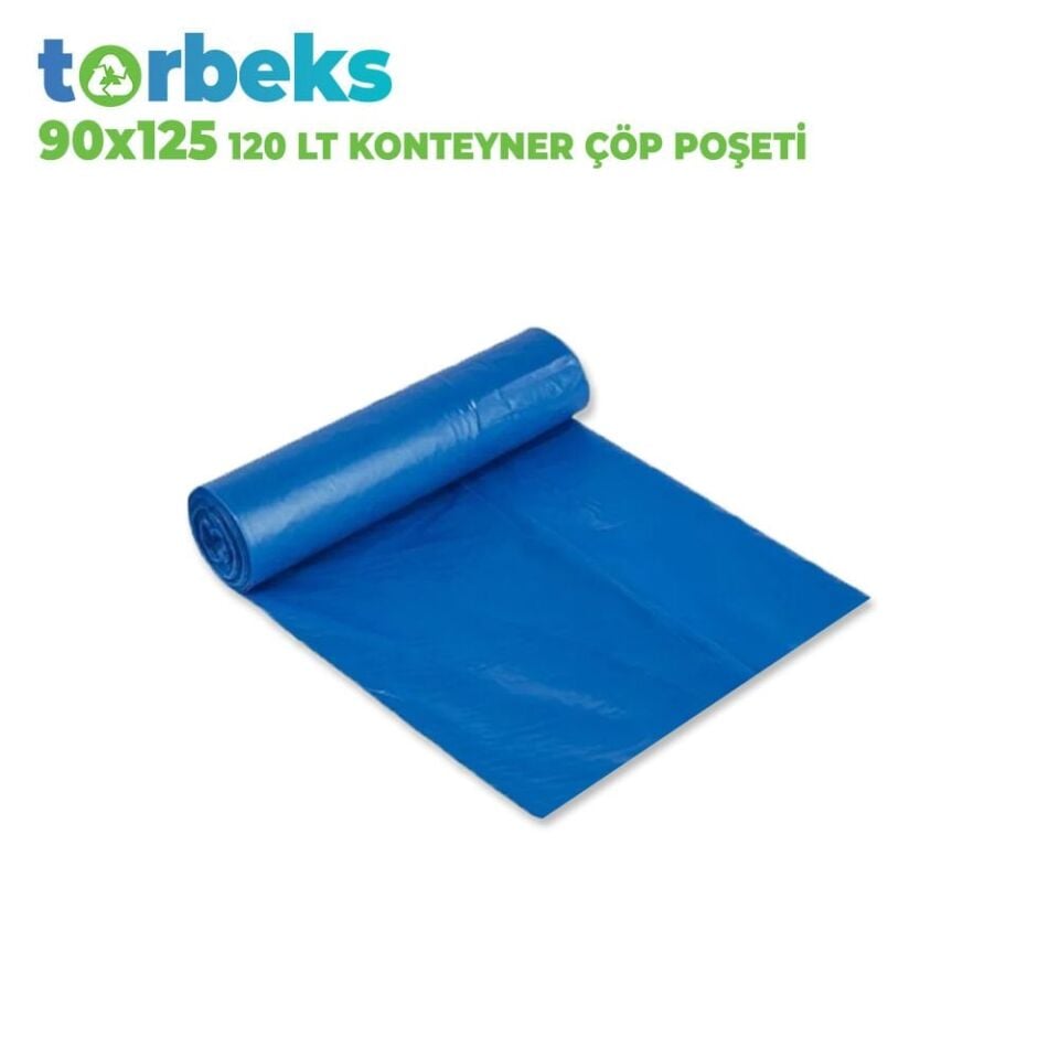 Endüstriyel Konteyner Çöp Torbası 120 LT 90x125 700 gr - 5'li Paket