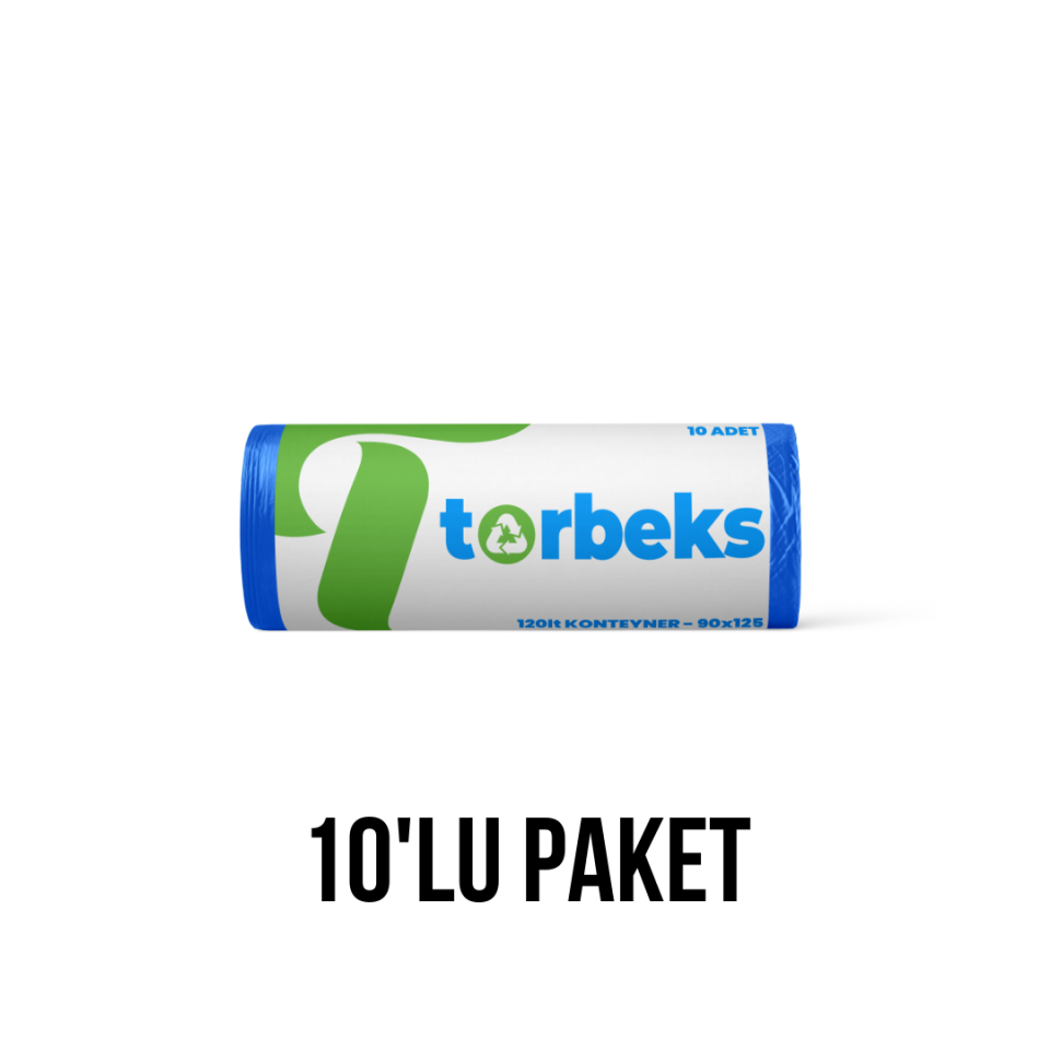 Endüstriyel Konteyner Çöp Torbası 120 LT 90x125 700 gr - 10'lu Paket