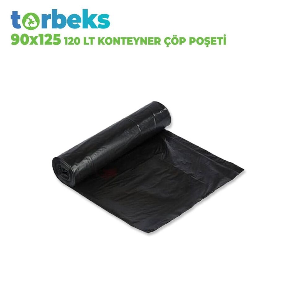 Endüstriyel konteyner çöp torbası 120 LT 90x125 800 gr - 3'lü Paket
