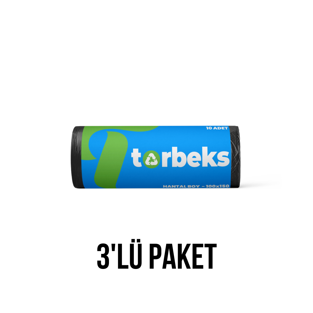 Hantal Çöp Torbası 100x150 600 Gr - 3'lü Paket