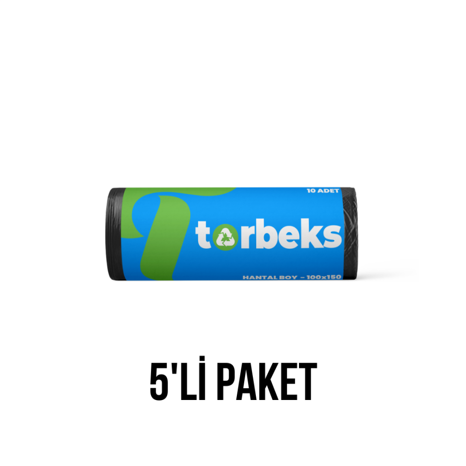 Hantal Çöp Torbası 100x150 900 Gr - 5'li Paket