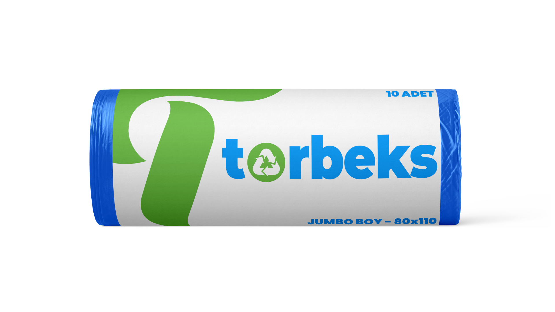 Standart Jumbo Boy Çöp Torbası 80 x 110 cm. 300 Gr (Mavi) - 3'lü Paket