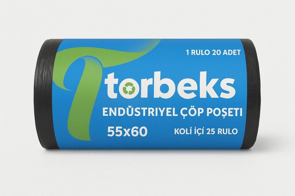 Endüstriyel Orta Boy Çöp Poşeti 55x60 - 25'li Paket
