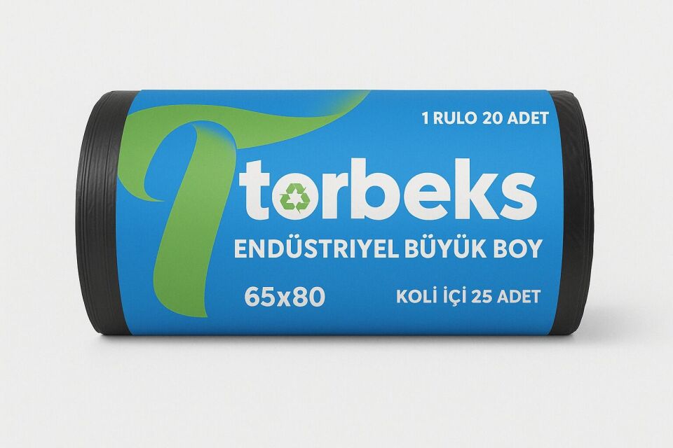 Endüstriyel Büyük Boy Çöp Poşeti 65x80 - 5'li Paket