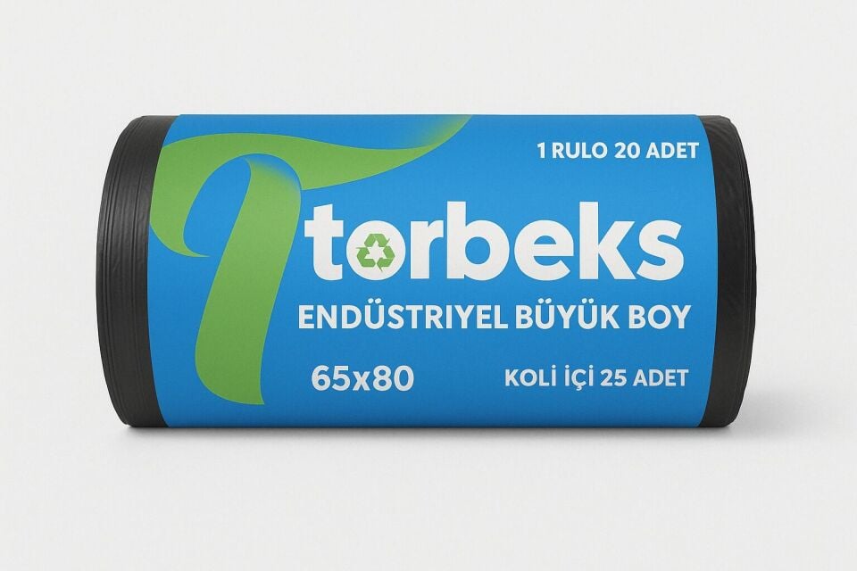 Endüstriyel Büyük Boy Çöp Poşeti 65x80 - 25'li Paket