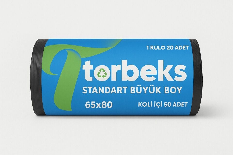 Standart Büyük Boy Çöp Poşeti 65x80 - 5'li Paket